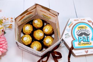 Caixa Explosão Presente Dia Dos Pais Para Caneca Ou Doces 1u