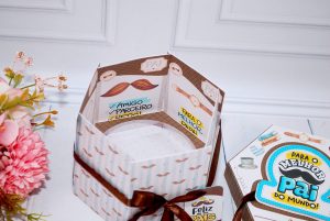 Caixa Explosão Presente Dia Dos Pais Para Caneca Ou Doces 1u