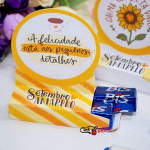 Setembro Amarelo- Caixinha Porta Bis