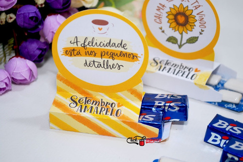 Setembro Amarelo- Caixinha Porta Bis