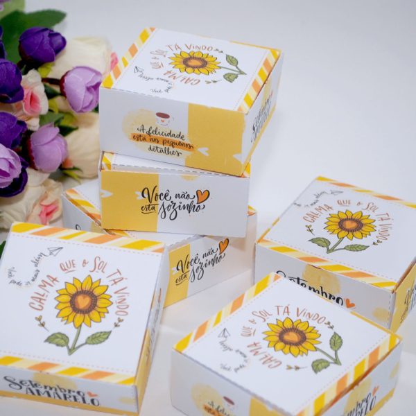 Setembro Amarelo- Caixa Para Lembrancinhas - Para Montar 15u