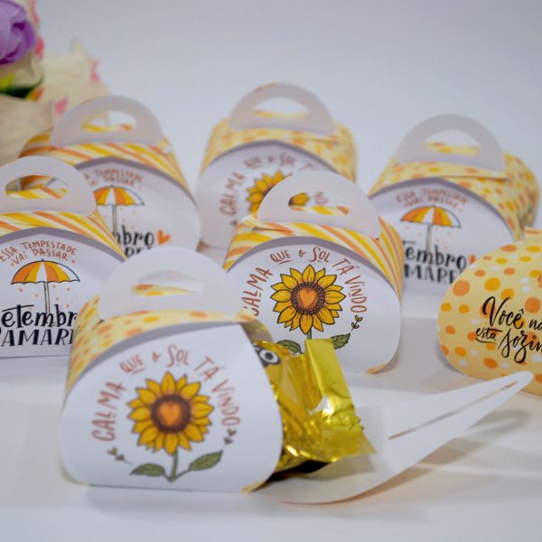 2 setembro amarelo caixinha para bombons