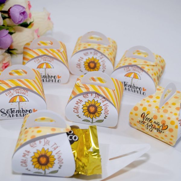 Setembro Amarelo - Caixinha Porta Bombom