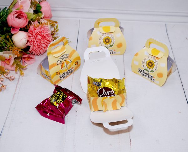 Setembro Amarelo Caixinhas para bombons doces diversos