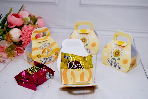 Setembro Amarelo Caixinhas para bombons doces diversos