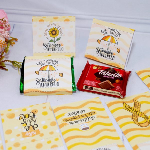 Setembro Amarelo Capinha para Mini Talento Pegue&monte