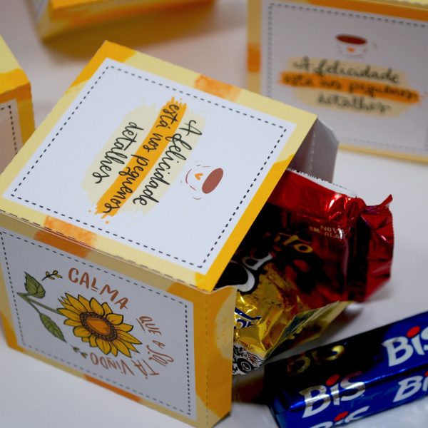Setembro Amarelo - Caixinha Para Brindes