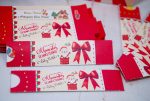 Lembrancinha de Natal Capinha para mini lixas Pegue e Monte