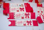 Lembrancinha de Natal Capinha para mini lixas Pegue e Monte