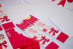 Lembrancinha de Natal Capinha para mini lixas Pegue e Monte