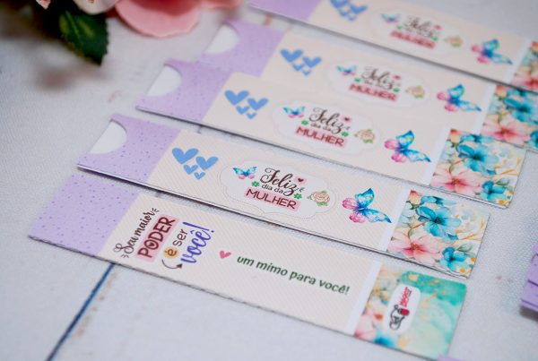 Dia Das Mulheres Capinha Para Mini Lixa Pegue e Monte