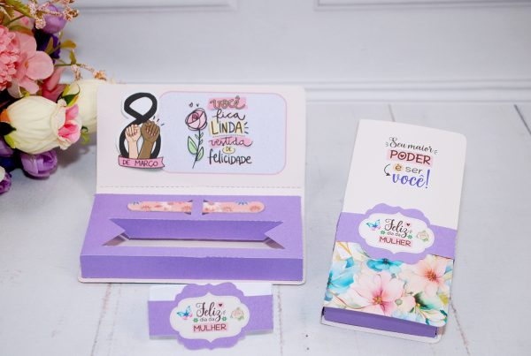 Dia Das Mulheres Caixinha Para Prestigio - Pegue e Monte