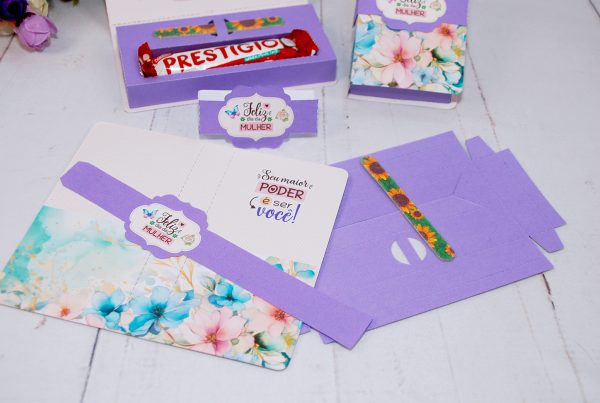 Dia Das Mulheres Caixinha Para Prestigio - Pegue e Monte