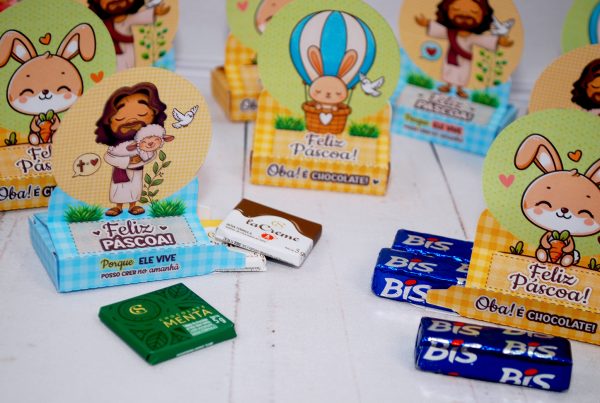 Páscoa Caixinha Porta Bis - Pegue e Monte