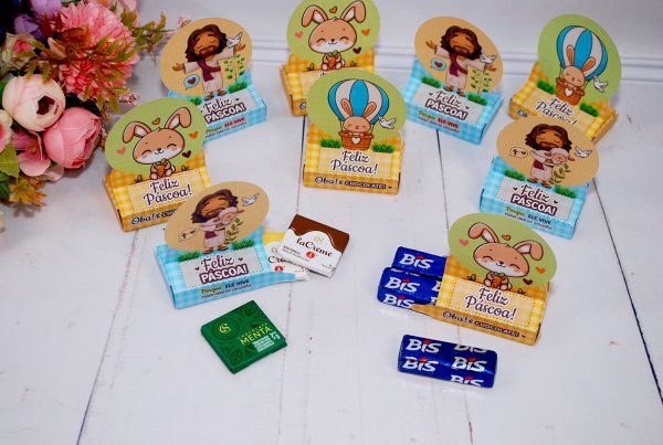 Páscoa Caixinha Porta Bis - Pegue e Monte