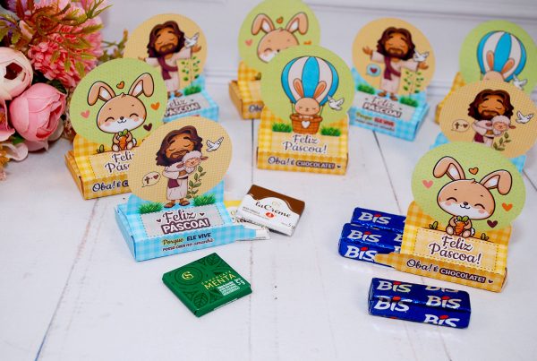 Páscoa Caixinha Porta Bis - Pegue e Monte