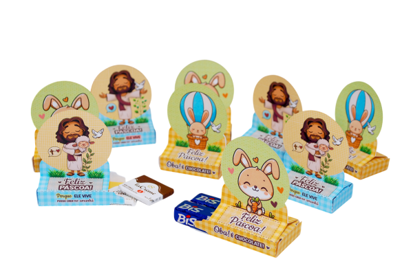 Páscoa Caixinha Porta Bis - Pegue e Monte