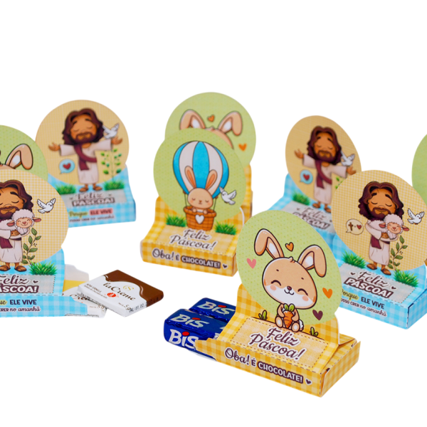 Páscoa Caixinha Porta Bis - Pegue e Monte