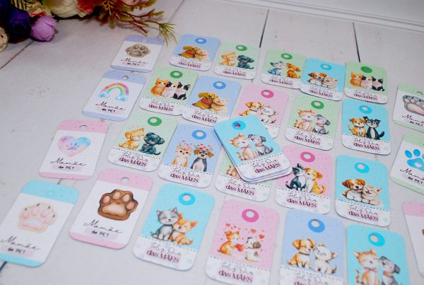 Dia das Mães Mini Tag Cartãozinho para Lembrancinhas