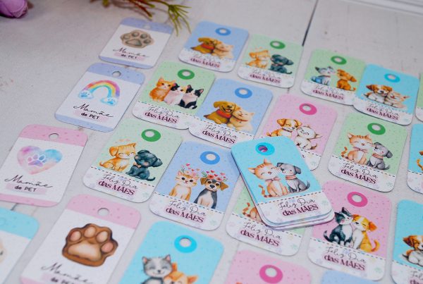 Dia das Mães Mini Tag Cartãozinho para Lembrancinhas