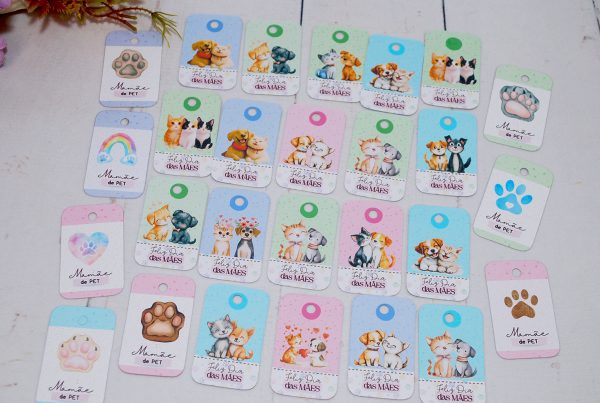 Dia das Mães Mini Tag Cartãozinho para Lembrancinhas