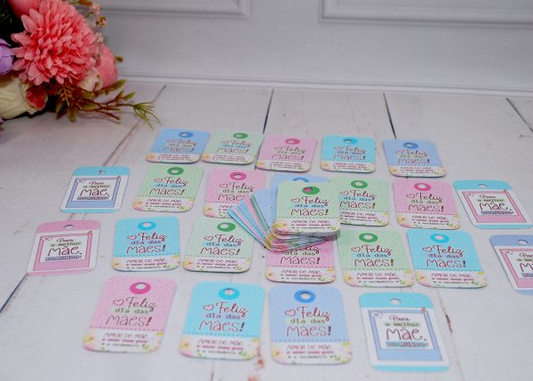 Dia das Mães Mini Tag Cartãozinho para Lembrancinhas