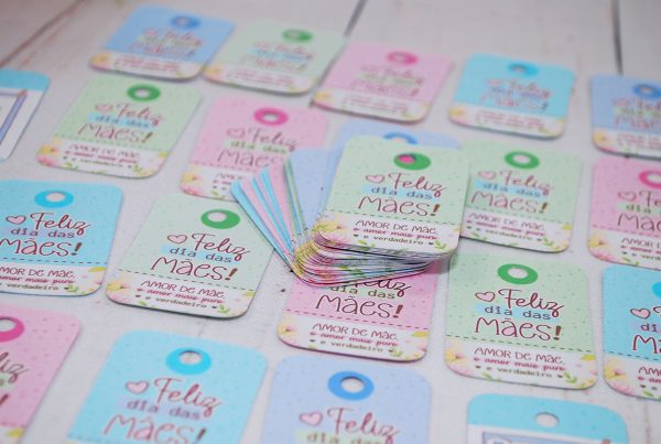 Dia das Mães Mini Tag Cartãozinho para Lembrancinhas