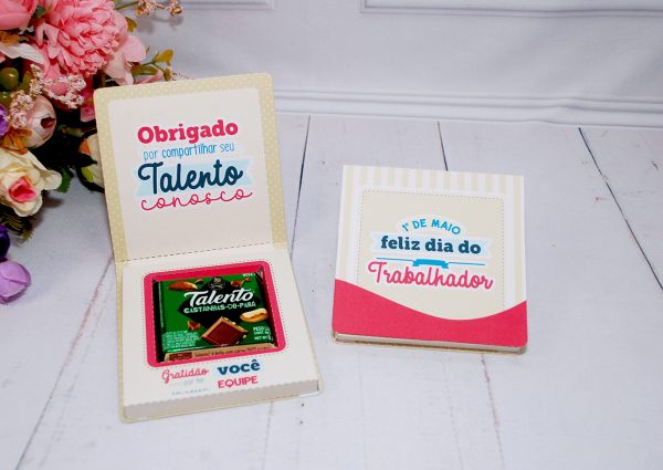 Dia do Trabalhador Caixinha para Mini Talento Pegue e Monte