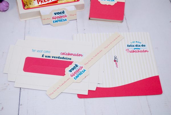 Dia do Trabalhador Caixinha para Prestigio Pegue e Monte