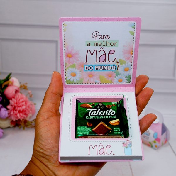 Dia das Mães Caixinha Para Mini Talento Pegue e Monte