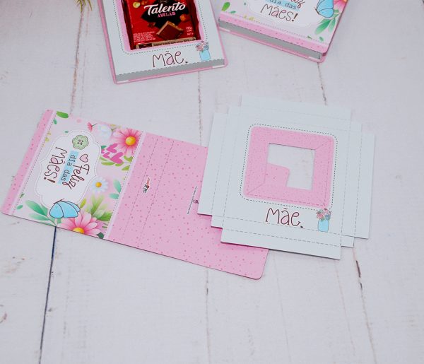 Dia das Mães Caixinha Para Mini Talento Pegue e Monte