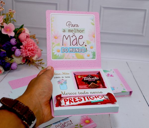 Dia das Mães Caixinha Para Talento e Prestigio Pegue e Monte