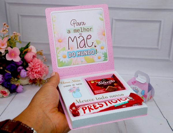 Dia das Mães Caixinha Para Talento e Prestigio Pegue e Monte
