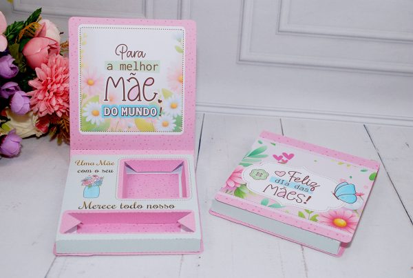 Dia das Mães Caixinha Para Talento e Prestigio Pegue e Monte