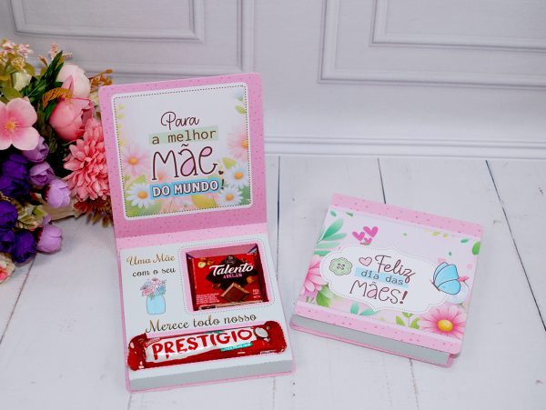 Dia das Mães Caixinha Para Talento e Prestigio Pegue e Monte