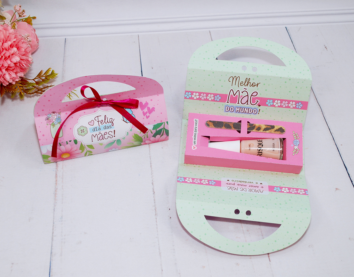 6 lembrancinha para Dia as das Mães kit manicure lixa e esmalte (3)
