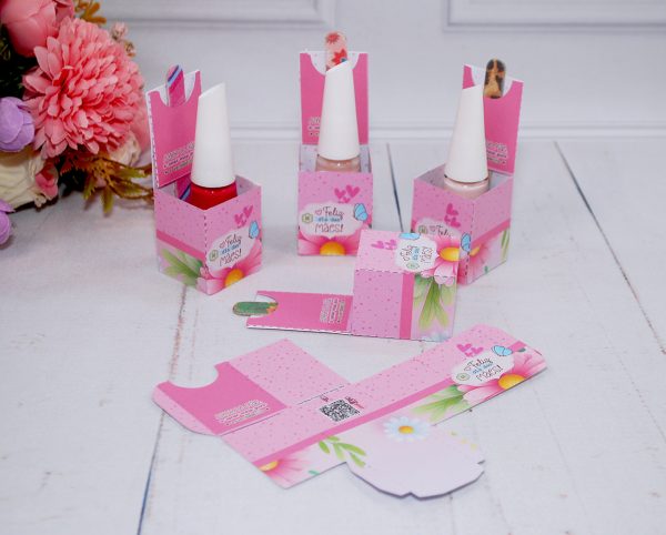 Dia das Mães Caixinha Porta Lixa e Esmalte Pegue e Monte