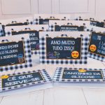 Plaquinhas 14x20cm com frases divertidas tema BOTECO