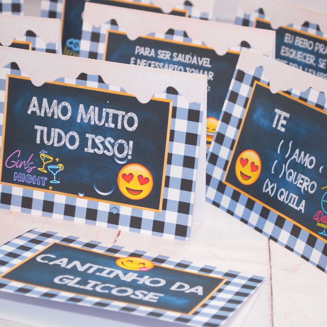 Plaquinhas divertidas Boteco montadas