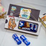 Lembrancinha Dia dos Pais kit de Caixinha para Caixa de Chocolate Bis