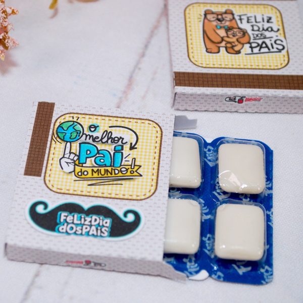 Lembrancinha Dia dos Pais Caixinhas para Chicletes ou Mini Tabletes