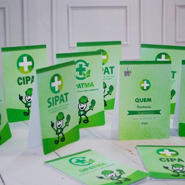 Mini Plaquinhas Decorativas para Mesas CIPA, SIPAT e SIPATMA