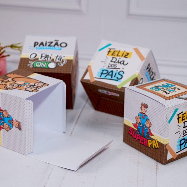 Lembrancinha Dia dos Pais Caixinha para Mimos e Lembrancinha