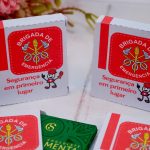Lembrancinha Brigada de Emergência Mini Caixinha para chicletes ou mini tabletes