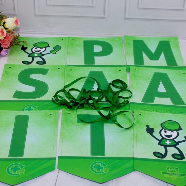 Varal de Letras Bandeirola SIPATMA Decoração