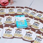 Mini Tags/Cartõezinhos Impressão frente e verso com furo para lembrancinha Dia dos Pais