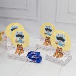 Lembrancinha Dia dos Pais Caixinha para 2 Chocolates Bis