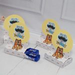 Lembrancinha Dia dos Pais Caixinha para 2 Chocolates Bis