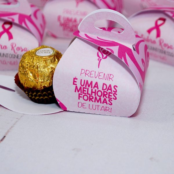 Outubro Rosa Porta Bombom