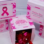 Outubro Rosa Caixinha Modelo Cubo para Lembrancinhas